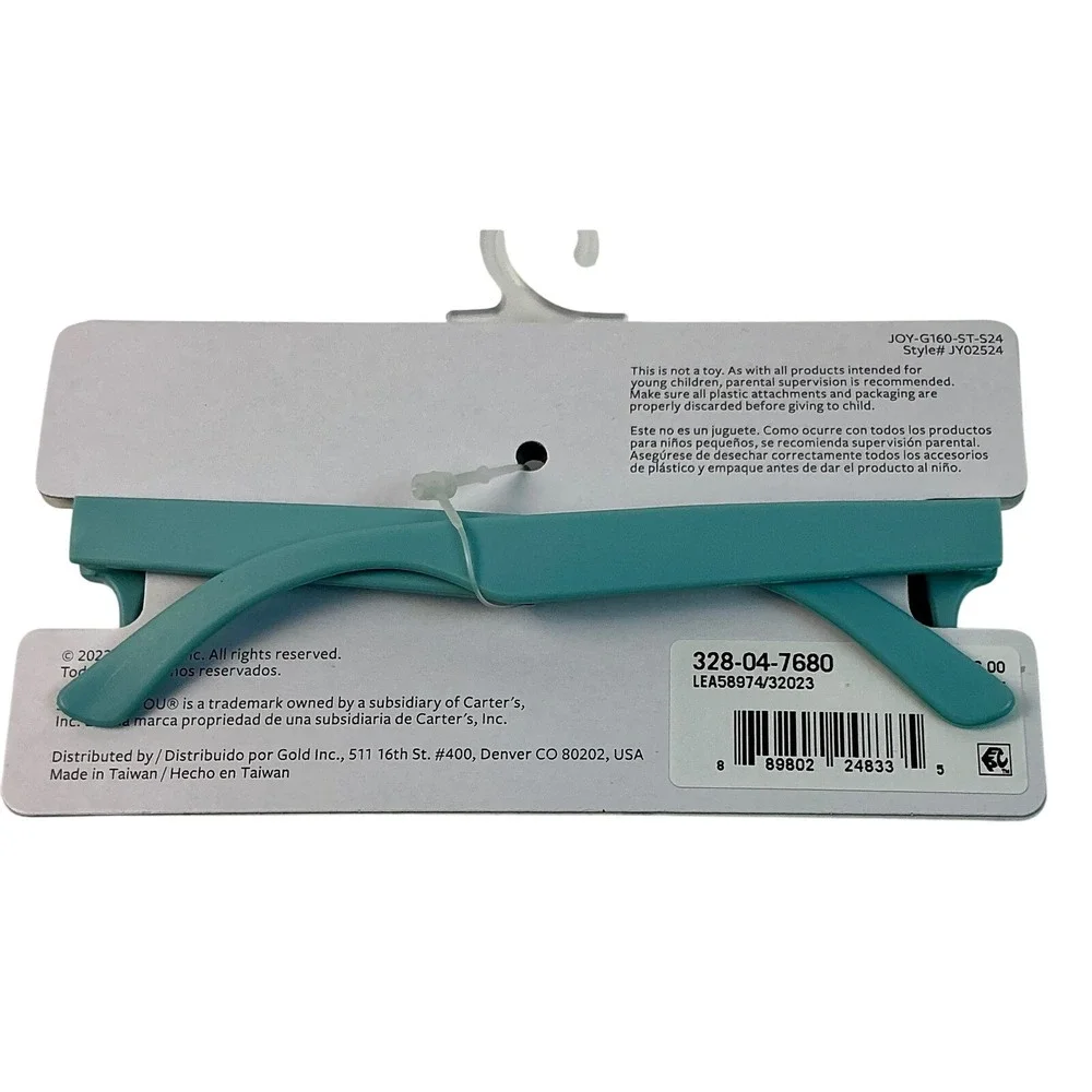 Carters Just One You Baby‎ Toddler Sunglasses Blue 100% UVA UVB Protectant